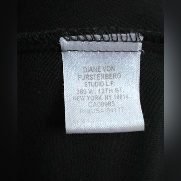 Diane von Furstenberg Iconic Wrap Dress size 8 Black - Picture 14 of 16